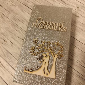 Shokolaadikarp "Õnnesoovid pulmadeks"