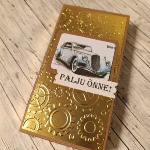 Shokolaadikarp "Palju õnne"