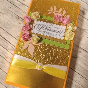 Shokolaadikarp "Õnnesoovid juubeliks"