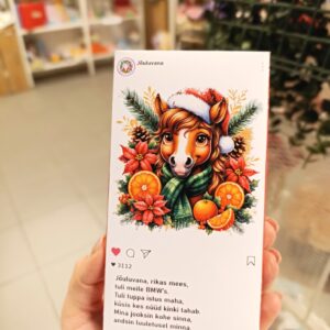 Оформленный шоколад "Jõuluvana"