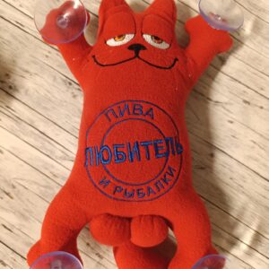 Kass Garfield autole "õlle- ja kalasõber"