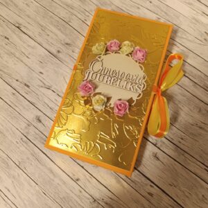 Shokolaadikarp "Õnnesoovid juubeliks"