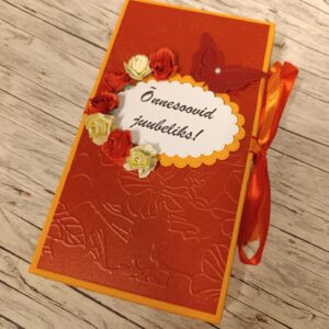 Shokolaadikarp "Õnnesoovid juubeliks"